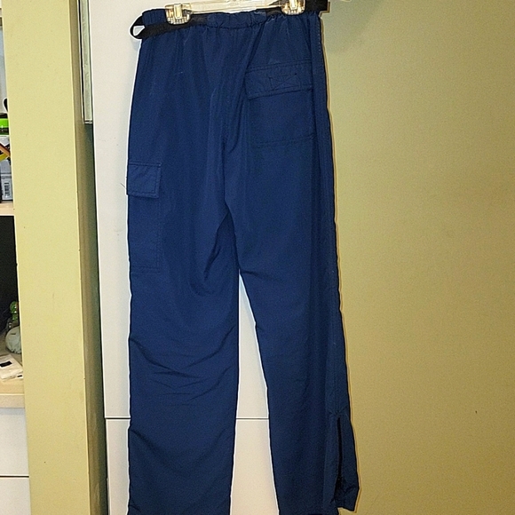 Vintage Roxy Parachute Cargo Utility Pants Joggers Blue Small Y2k 2000s 90s - Picture 4 of 7